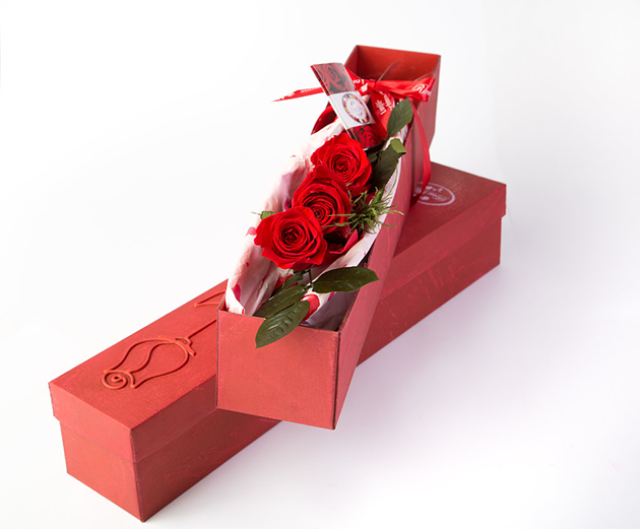 Rose deluxe rote box